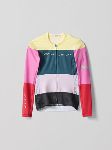 Women's Level Pro Air LS Jersey 2.0 Deep Teal Mix